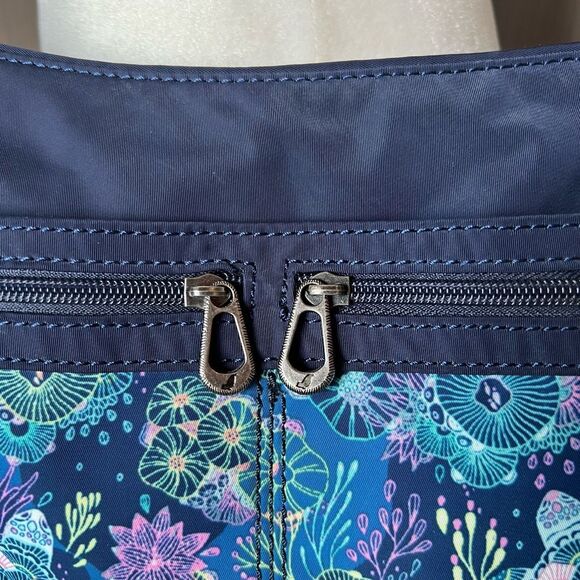 SAKROOTS Artists Circle Nylon Crossbody Seascape - Picture 10 of 12